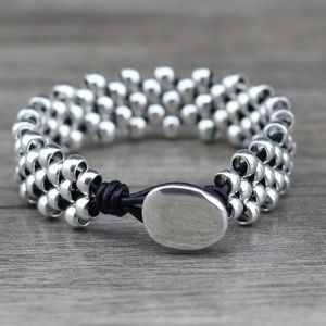 Handmade Uno de 50 STYLE Bracelet BLACK (23a)